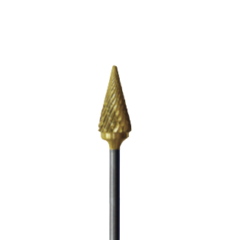 Product photograph of Carbide Bur - Gold Cone